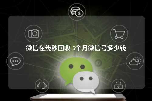 微信在线秒回收-5个月微信号多少钱